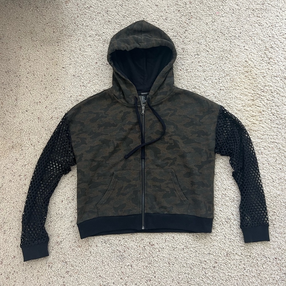 Camo Hooded Jacket